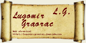 Lugomir Graorac vizit kartica
